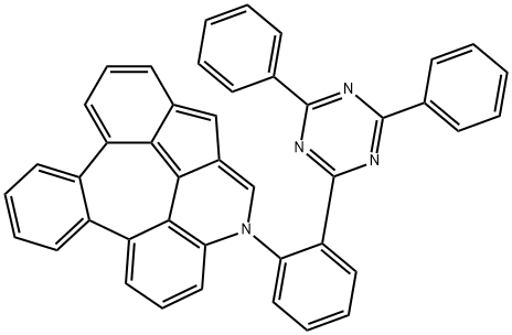 3H-3-Azadibenzo[g,ij]naphth[2,1,8-cde]azulene, 3-[2-(4,6-diphenyl-1,3,5-triazin-2-yl)phenyl]-