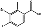 3-bromo-4-fluoro-2-methylbenzoic acid