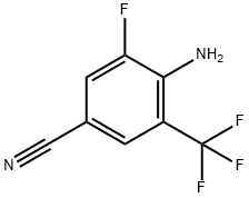 4-amino-3-fluoro-5-(trifluoromethyl)benzonitrile