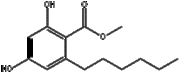 Benzoic acid, 2-hexyl-4,6-dihydroxy-, methyl ester