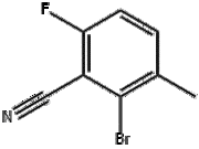 2-bromo-6-fluoro-3-methylbenzonitrile