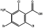 3-amino-4-bromo-2,6-dichlorobenzoic acid