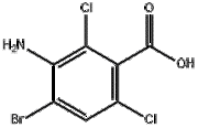 3-amino-4-bromo-2,6-dichlorobenzoic acid