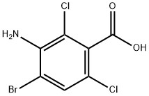 3-amino-4-bromo-2,6-dichlorobenzoic acid