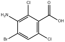 3-amino-4-bromo-2,6-dichlorobenzoic acid