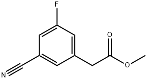 methyl 3-cyano-5-fluorophenylacetate