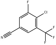 3-chloro-4-fluoro-5-(trifluoromethyl)benzonitrile