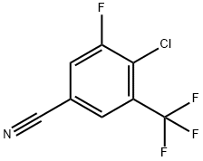 3-chloro-4-fluoro-5-(trifluoromethyl)benzonitrile