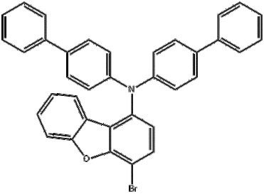 N,N-Bis([1,1′-biphenyl]-4-yl)-4-bromo-1-dibenzofuranamine