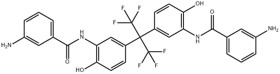 Benzamide, N,N'-[[2,2,2-trifluoro-1-(trifluoromethyl)ethylidene]bis(6-hydroxy-3,1-phenylene)]bis[3-a