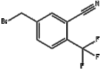 3-cyano-4-(trifluoromethyl)benzyl bromide