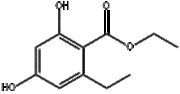 Benzoic acid, 2-ethyl-4,6-dihydroxy-, ethyl ester