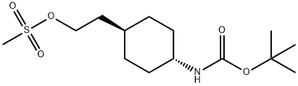 trans-2-[4-[(N-tert-Butoxycarbonyl)amino]cyclohexyl]ethyl methanesulfonate