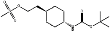 trans-2-[4-[(N-tert-Butoxycarbonyl)amino]cyclohexyl]ethyl methanesulfonate