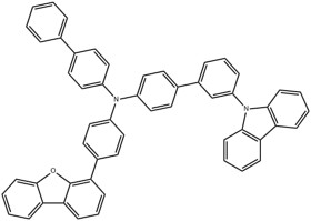 Biphenyl-4-yl-(3'-carbazol-9-yl-biphenyl-4-yl)-(4-dibenzofuran-4-yl-phenyl)-amine