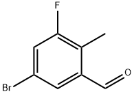 5-bromo-3-fluoro-2-methylbenzaldehyde