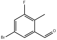 5-bromo-3-fluoro-2-methylbenzaldehyde