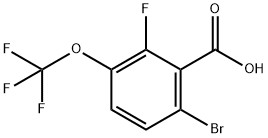 6-bromo-2-fluoro-3-(trifluoromethoxy)benzoic acid