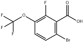 6-bromo-2-fluoro-3-(trifluoromethoxy)benzoic acid