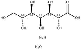 Sodium (2R,3R,4S,5R,6R)-2,3,4,5,6,7-hexahydroxyheptanoate hydrate