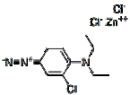 4-DIAZO-N,N-DIETHYLANILINE CHLORIDE ZINC CHLORIDE