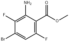 methyl 2-amino-4-bromo-3,6-difluorobenzoate