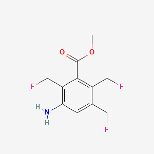 methyl 5-amino-2,3,6-trifluoromethylbenzoate