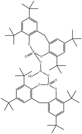 2,2-Methylenebis(4,6-di-tert-butylphenyl) phosphate aluminum hydroxide salt