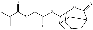 2-Propenoic acid, 2-methyl-, 2-oxo-2-[(5-oxo-4-oxatricyclo[4.3.1.13,8]undec-2-yl)oxy]ethyl ester