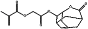 2-Propenoic acid, 2-methyl-, 2-oxo-2-[(5-oxo-4-oxatricyclo[4.3.1.13,8]undec-2-yl)oxy]ethyl ester