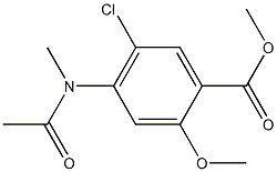 Methyl 5-chloro-2-methoxy-4-(N-methylacetamido)benzoate