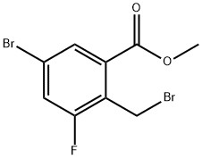 methyl 5-bromo-2-bromomethyl-3-fluorobenzoate