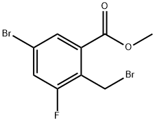 methyl 5-bromo-2-bromomethyl-3-fluorobenzoate