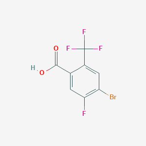 4-bromo-5-fluoro-2-(trifluoromethyl)benzoic acid