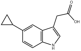 2-(5-Cyclopropyl-1H-indol-3-yl)acetic acid