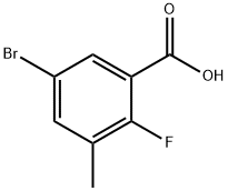 5-bromo-2-fluoro-3-methylbenzoic acid