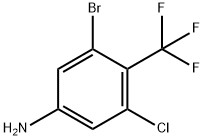 3-Bromo-5-chloro-4-(trifluoromethyl)aniline