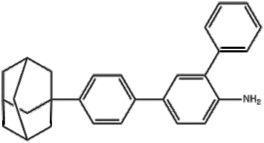 4-Tricyclo[3.3.1.13,7]Dec-1-yl-[1,1':3',1''-Terphenyl]-4'-Amine