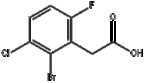 2-bromo-3-chloro-6-fluorophenylacetic acid