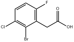 2-bromo-3-chloro-6-fluorophenylacetic acid