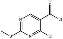 4-Chloro-2-methylmercaptopyrimidine-5-carboxylic acid chloride