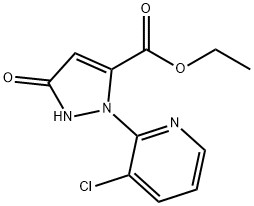 2-(3-chloro-pyridin-2-yl)-5-oxo-2,5-dihydro-1H-pyrazole-3-carboxylic acid ethyl ester