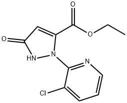 2-(3-chloro-pyridin-2-yl)-5-oxo-2,5-dihydro-1H-pyrazole-3-carboxylic acid ethyl ester