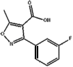 3-(3-fluorophenyl)-5-methylisoxazole-4-carboxylic acid