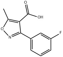 3-(3-fluorophenyl)-5-methylisoxazole-4-carboxylic acid