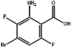 2-amino-4-bromo-3,6-difluorobenzoic acid