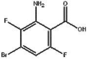 2-amino-4-bromo-3,6-difluorobenzoic acid