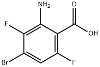 2-amino-4-bromo-3,6-difluorobenzoic acid