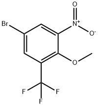 4-bromo-2-nitro-6-(trifluoromethyl)anisole