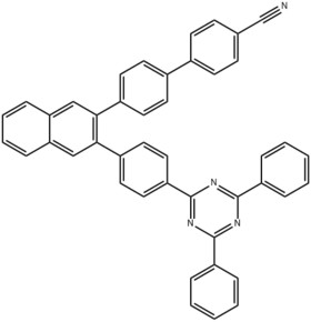 [1,1'-Biphenyl]-4-carbonitrile, 4'-[3-[4-(4,6-diphenyl-1,3,5-triazin-2-yl)phenyl]-2-naphthalenyl]-